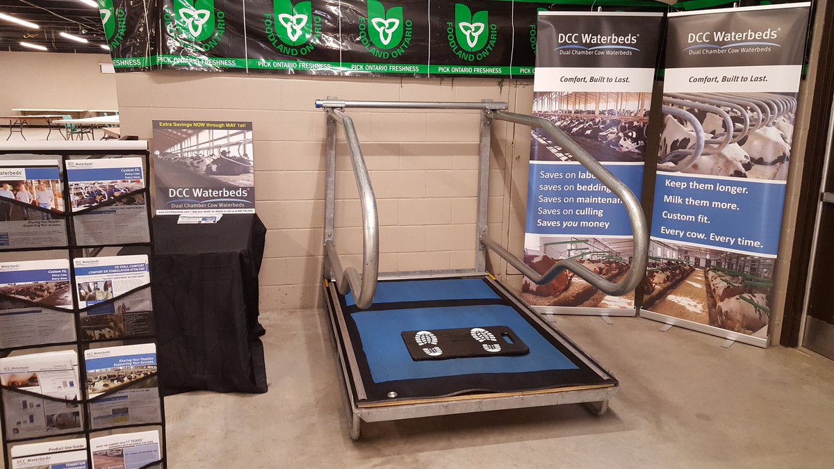 ScottHartwell01's tweet photo. Attending SWODS tomorrow? Take a minute to consider #DCCWATERBEDS for your barn, and save like never before! @ONDairySymposia https://t.co/zTffsL8viX