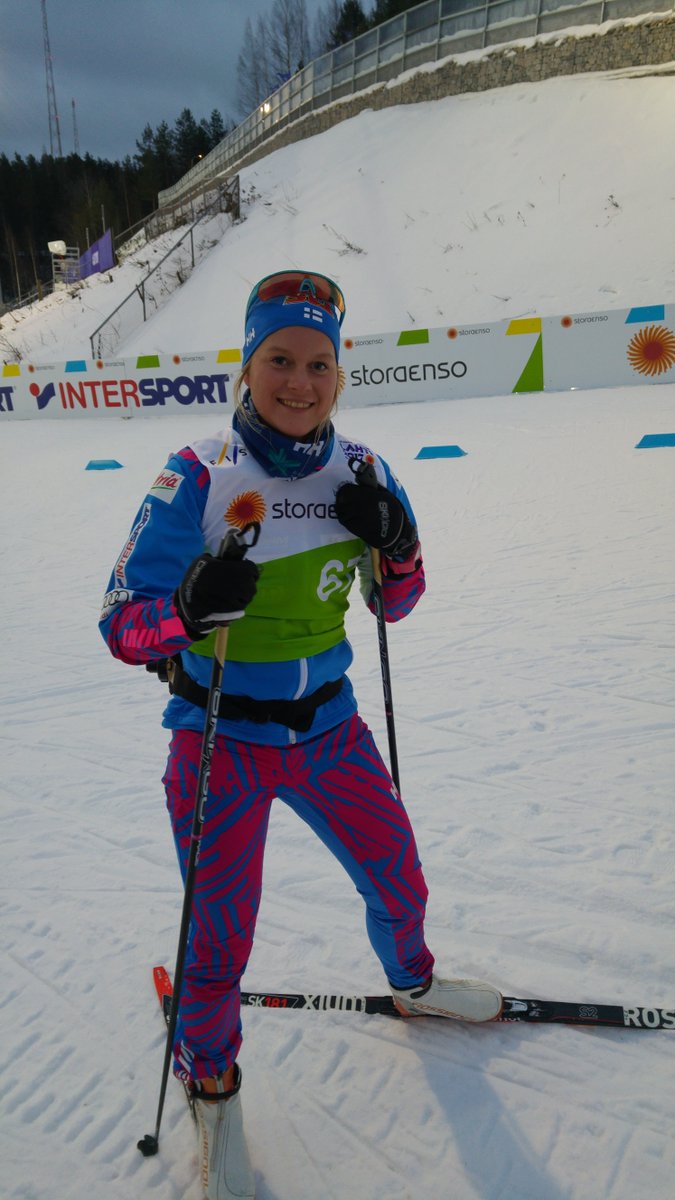 ELIT2017's tweet photo. @AndreaJulin på plats i #lahti2017. Imorgon gäller det! #hiihto #idrottfi https://t.co/bJfBOP7xeS