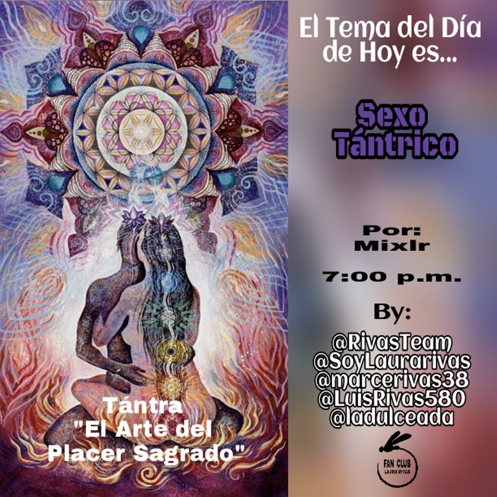 FanClubLauRivas's tweet photo. El Tema del Día de Hoy es....
@SoyLauraRivas @marcerivas38 @RivasTeam @LuisRivas580 @ladulceada #TribuRivas https://t.co/Kv2XngTVhu