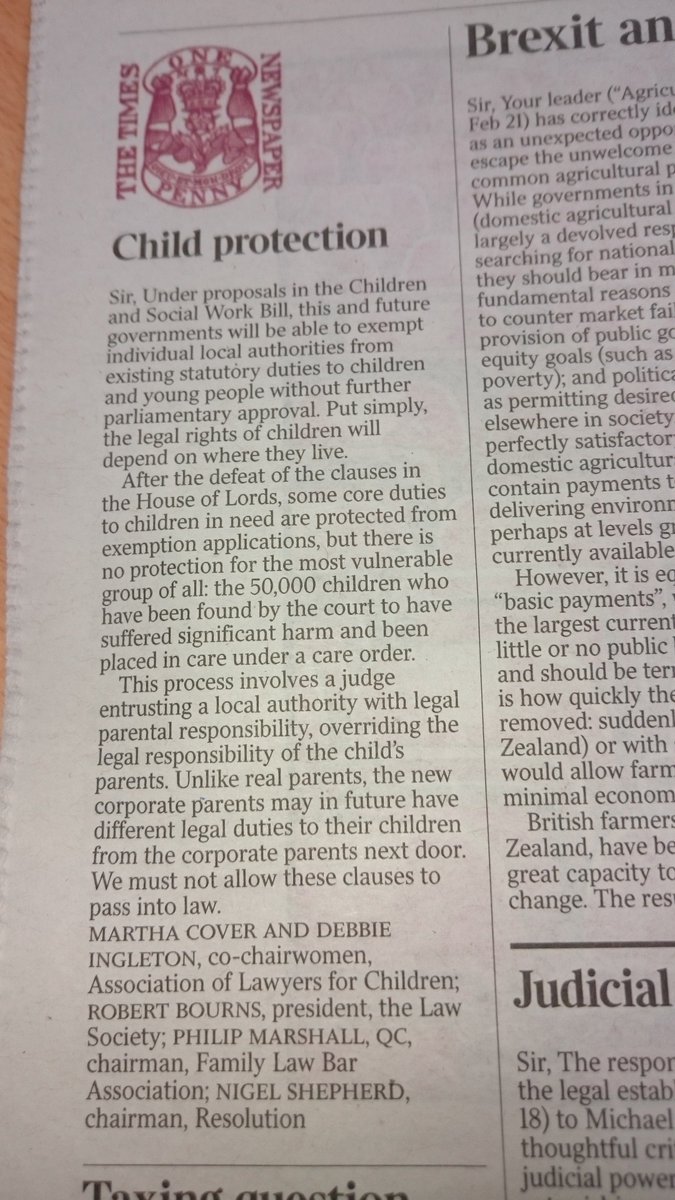 Tweets_ALC's tweet photo. @article_39: see important letter published in the Times. Signed by us, @ResFamilyLaw @LawSocPresident @FamilyLawBar https://t.co/b6H2W2KGTI
