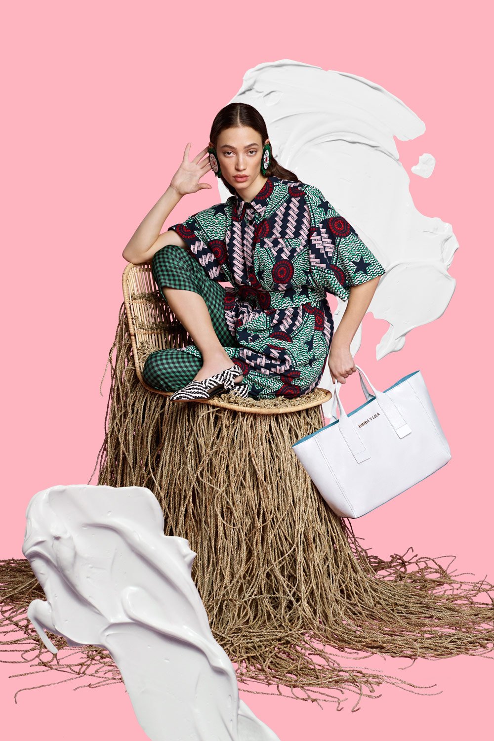 【BIMBA Y LOLA】フィッシュリング Blue fish ring