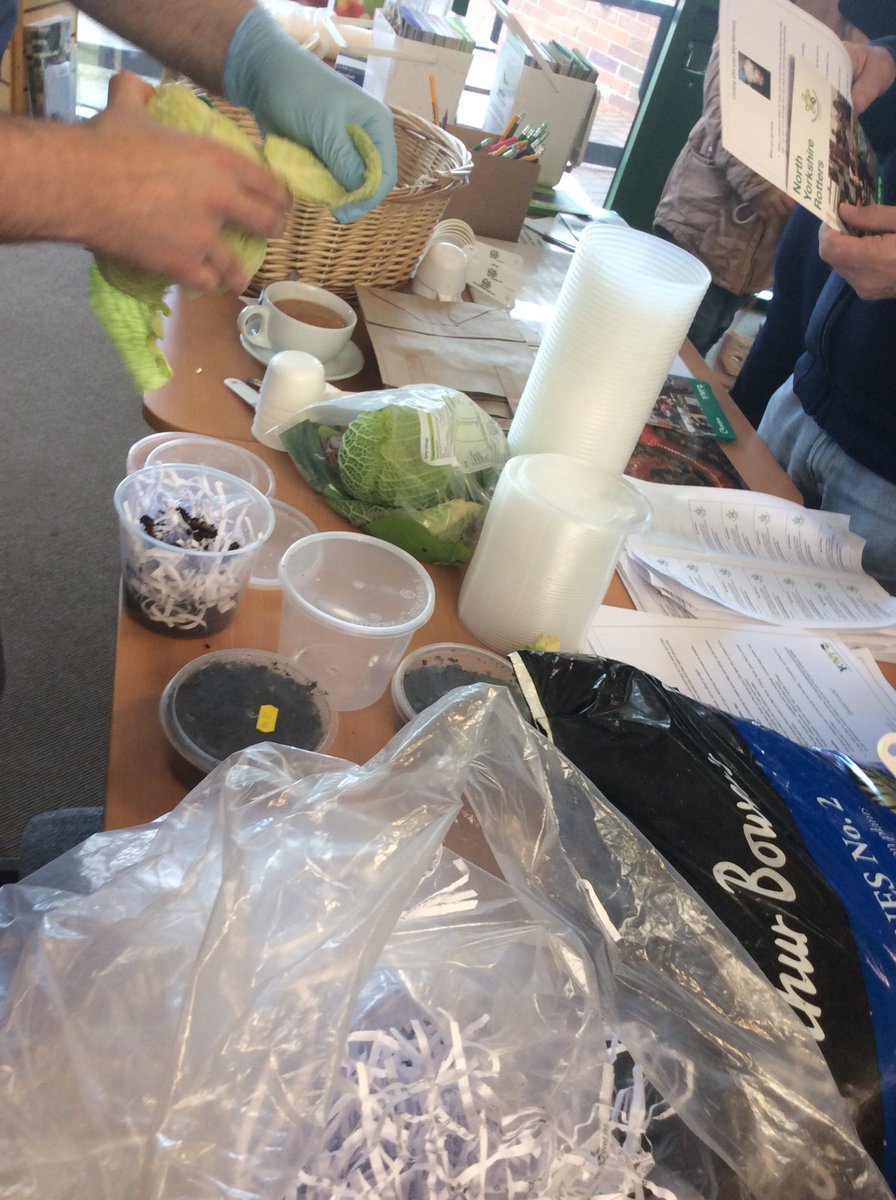FileyLibrary's tweet image. Great North Yorkshire Rotters wormer and recycling event at @FileyLibrary this afternoon