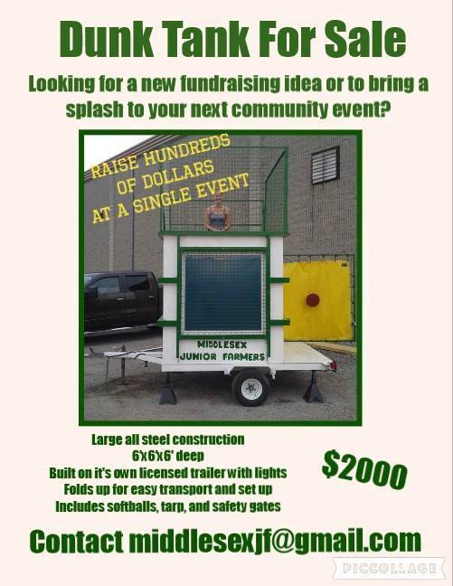 JuniorFarmers's tweet photo. Warmer temps make it easy to get excited about Summer! Plan ahead with a great deal on a dunk tank for your events! #ProudJFer @middlesexjf https://t.co/hnuIvApqF5