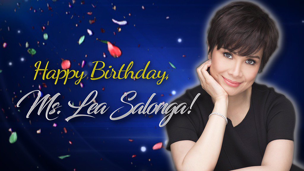 Happy Birthday to the one of the country\s national treasures Ms Lea Salonga! 