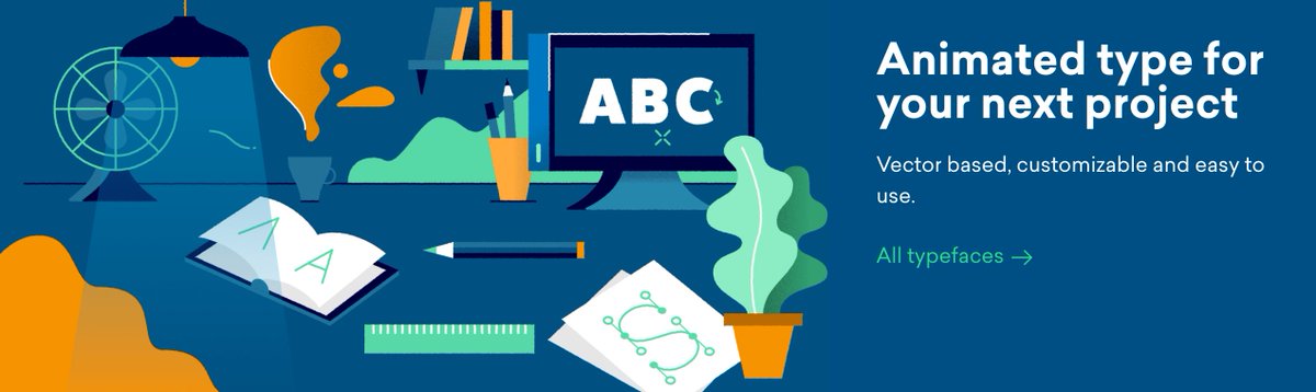 nadrosia's tweet photo. So cool! Animography – animated typefaces! https://t.co/fCI4oCcgDy (And lovely illustrations on the site as well) https://t.co/fJ09unUhcE