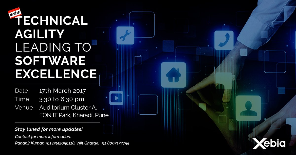 XebiaGlobal's tweet image. A platform for continuous learning, experience sharing, roadmap discussions and opportunity for innovations. Save the date #AgileMeetup