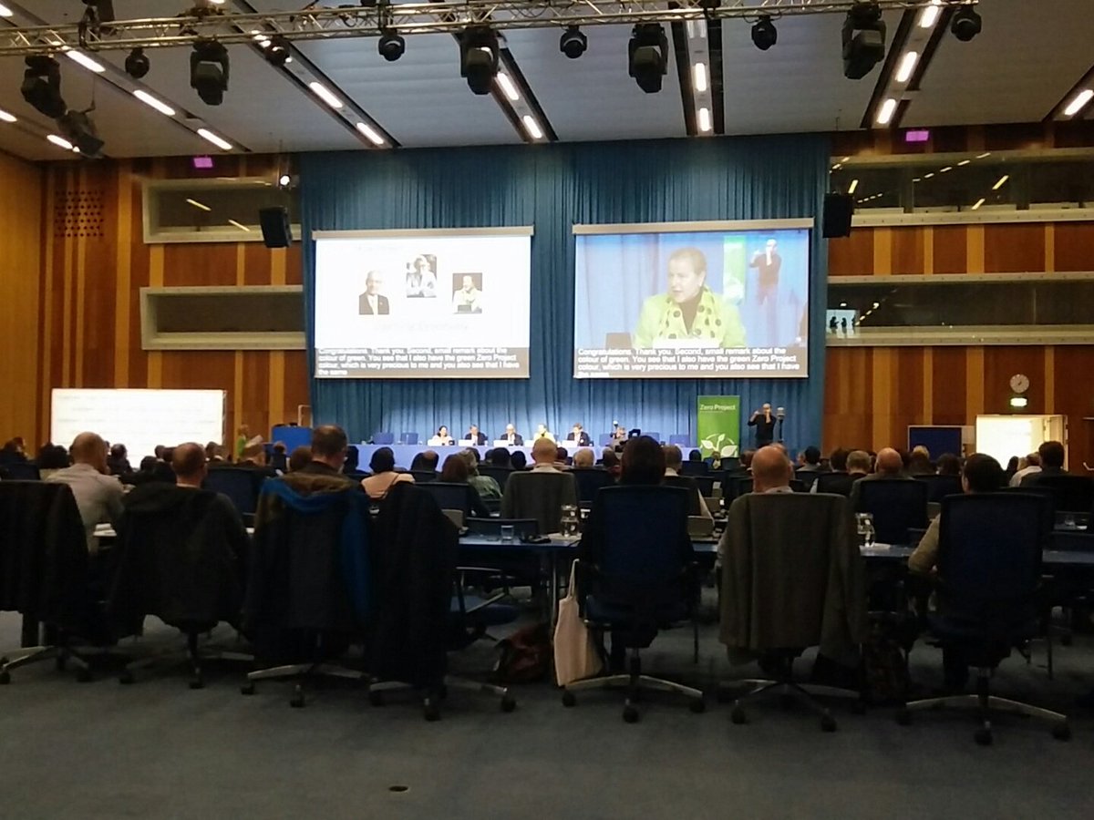 #ZeroCon17 starting!  An inspiring atmosphere to talk on employment for people with disability #the_efc