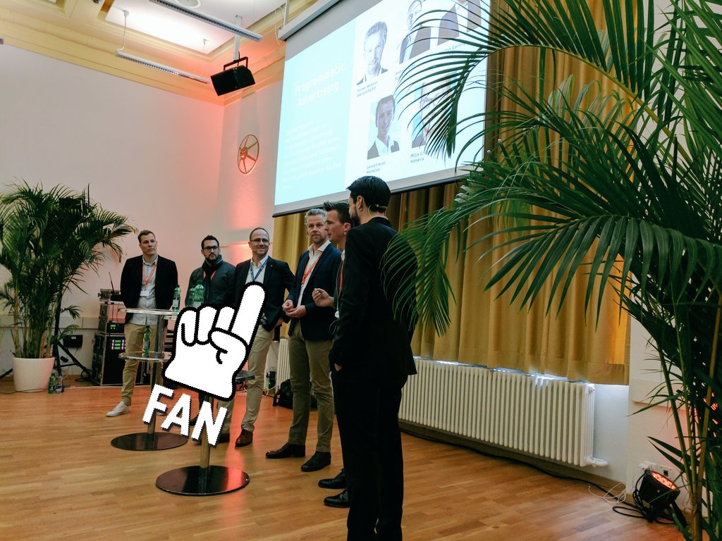 Graig_Jacob's tweet photo. Talking #programmatic #advertising with @gran1905 now at the @dpulsecon in #zurich #schweiz 🇨🇭

#dpulsecon #onlinemarketing #wearescout24 https://t.co/IibhK8RWYz