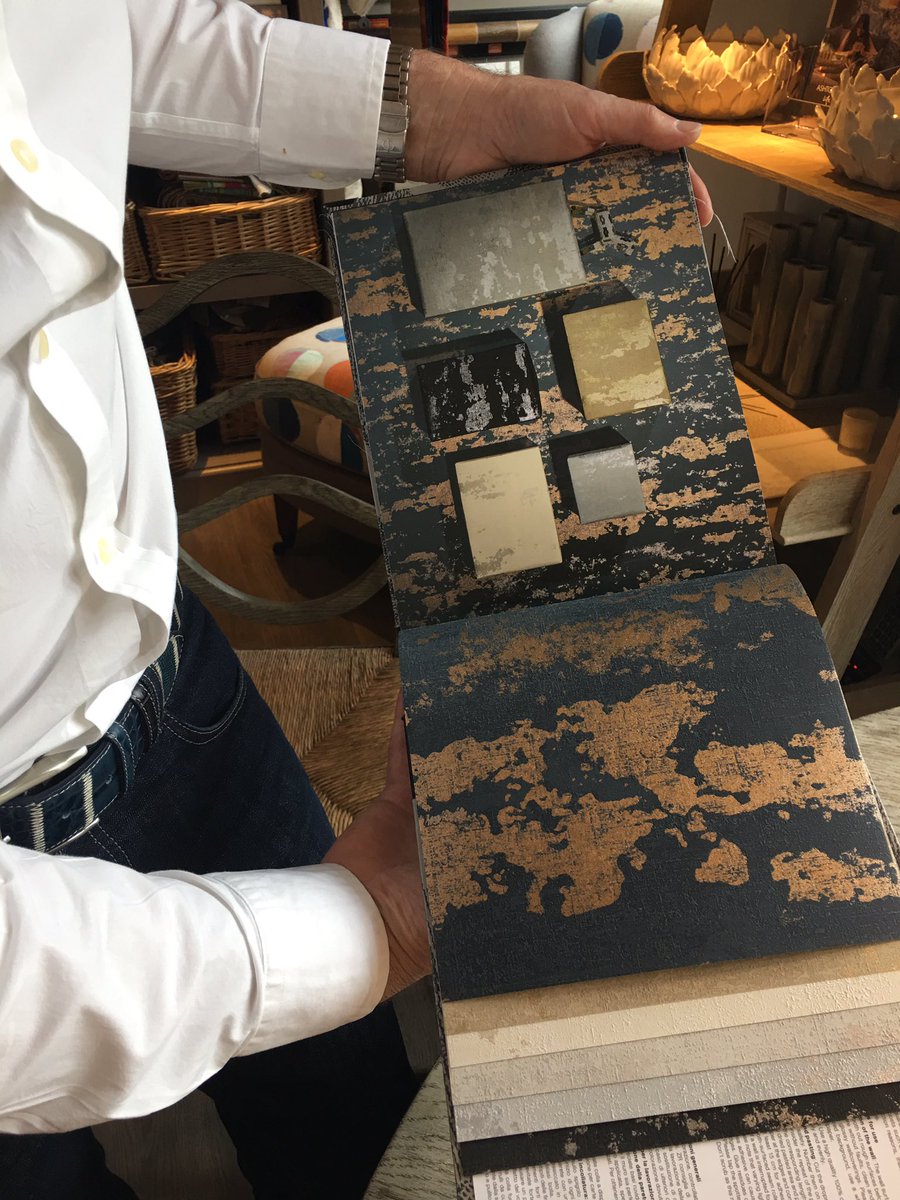 ashtonhouse_des's tweet photo. Busy morning #interiordesign #studio #ashburton #springcollection @ZimmerandRohde @Romo_Fabrics #wallpaper #fabric joining the library soon! https://t.co/EUZR006UJc