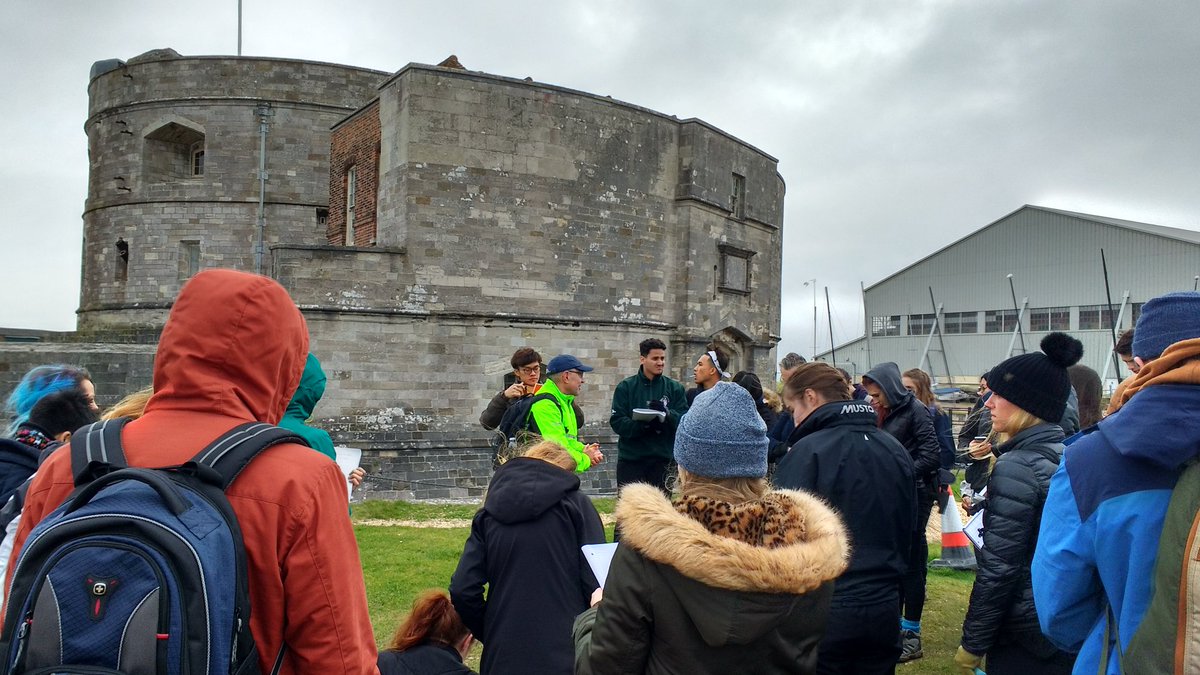 DeepSeaCri's tweet photo. Out on an environmental impact assessment fieldtrip with students from @SotonEnvSci and @MalHudson1 https://t.co/ki9Egog9xm