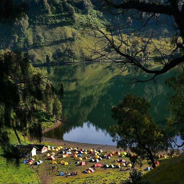 Java_advtrail's tweet image. The most beautiful camping site in #indonesia, it's ranukumbolo lake,located in Bromo Tengger Semeru National Park, East Java.#javaadventure