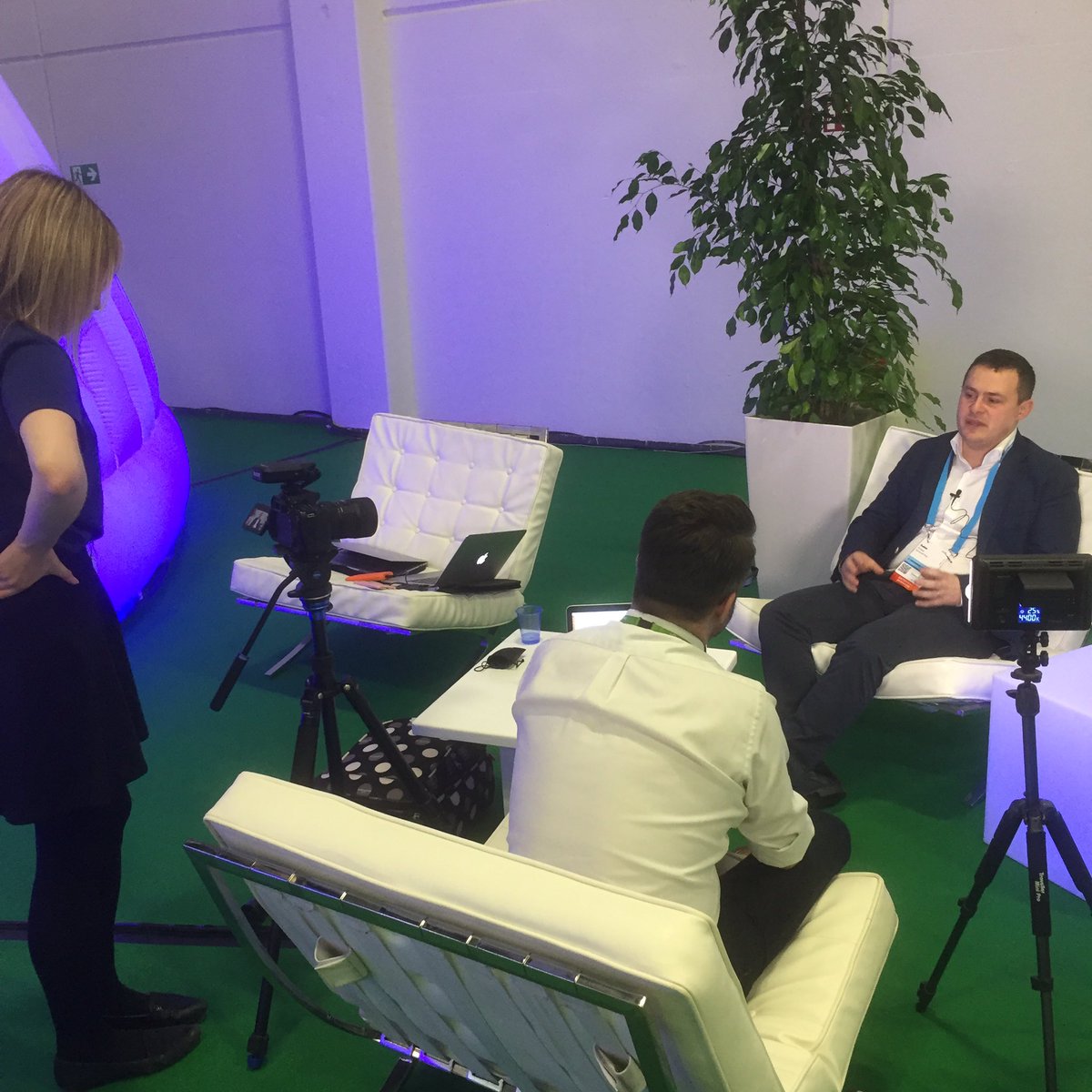 CiscoInsider's tweet photo. Next up in the #CiscoGateway Social Studio is Sabin Posea from #Eximprod, interview coming soon! #CLEUR #CiscoGateway https://t.co/enu2iJHTsF