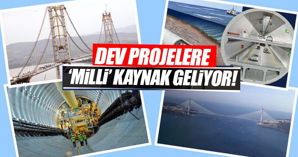 Dev projelere 'Milli Kaynak' geliyor!
sabah.im/1S25k9