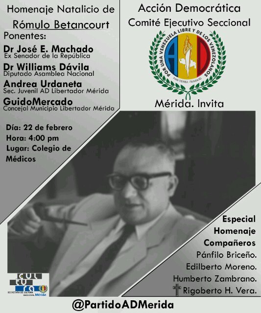 ad_cultura's tweet photo. @ADCulturaMerida te invita https://t.co/Vt0eKSZYr8