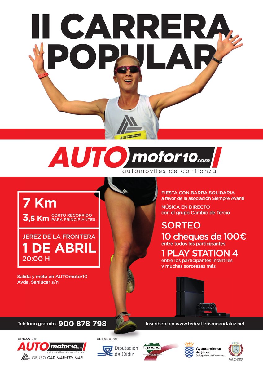 automotor_diez's tweet photo. #Carrera #Solidaria #Automotor10 ,proyecto #SempreAvantis (personas sin techo de Jerez) #carrerapopular #fiesta #actuacion #cambiodetercio https://t.co/1qkk4aOKSV