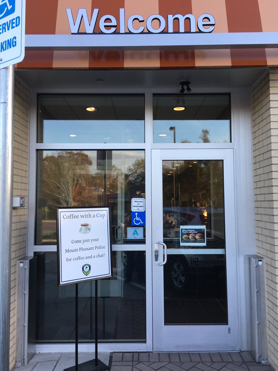 MPPDBenjamin's tweet image. We are here at McDonald's on Bowman Rd waiting to have a cup of coffee and meet with you! @MountPleasantPD #mtpsc