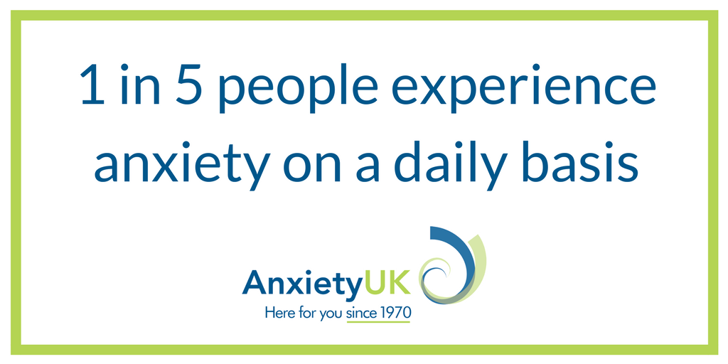 AnxietyUK's tweet photo. #Anxiety is a lot more #common than you might think! Pleas RT and help raise #awareness. https://t.co/dc1GXScDSV