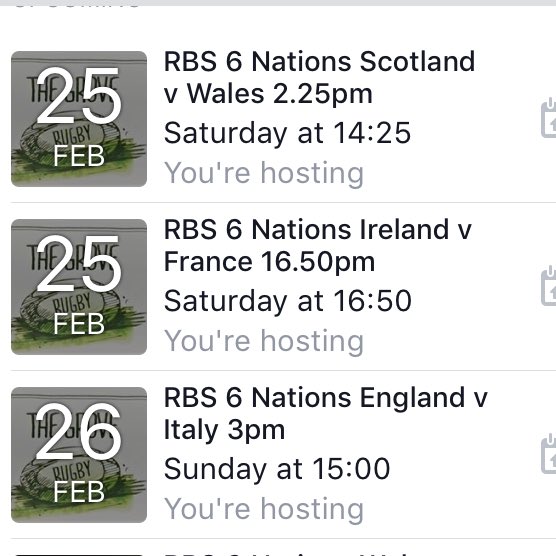 TheGroveExmouth's tweet photo. #RBS6Nations returns this weekend πππ this makes us happy π#bookyourturf #loverugbyloveyoungs #communityontap https://t.co/6ArFrQE6Xt