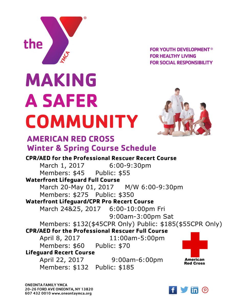 Oneonta Family YMCA (OneontaY) Twitter
