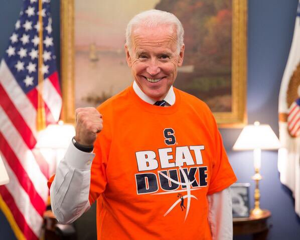 An oldie, but an oh-so-goodie. #BeatDuke <a href="/JoeBiden/">Joe Biden</a> 🍊🏀❤