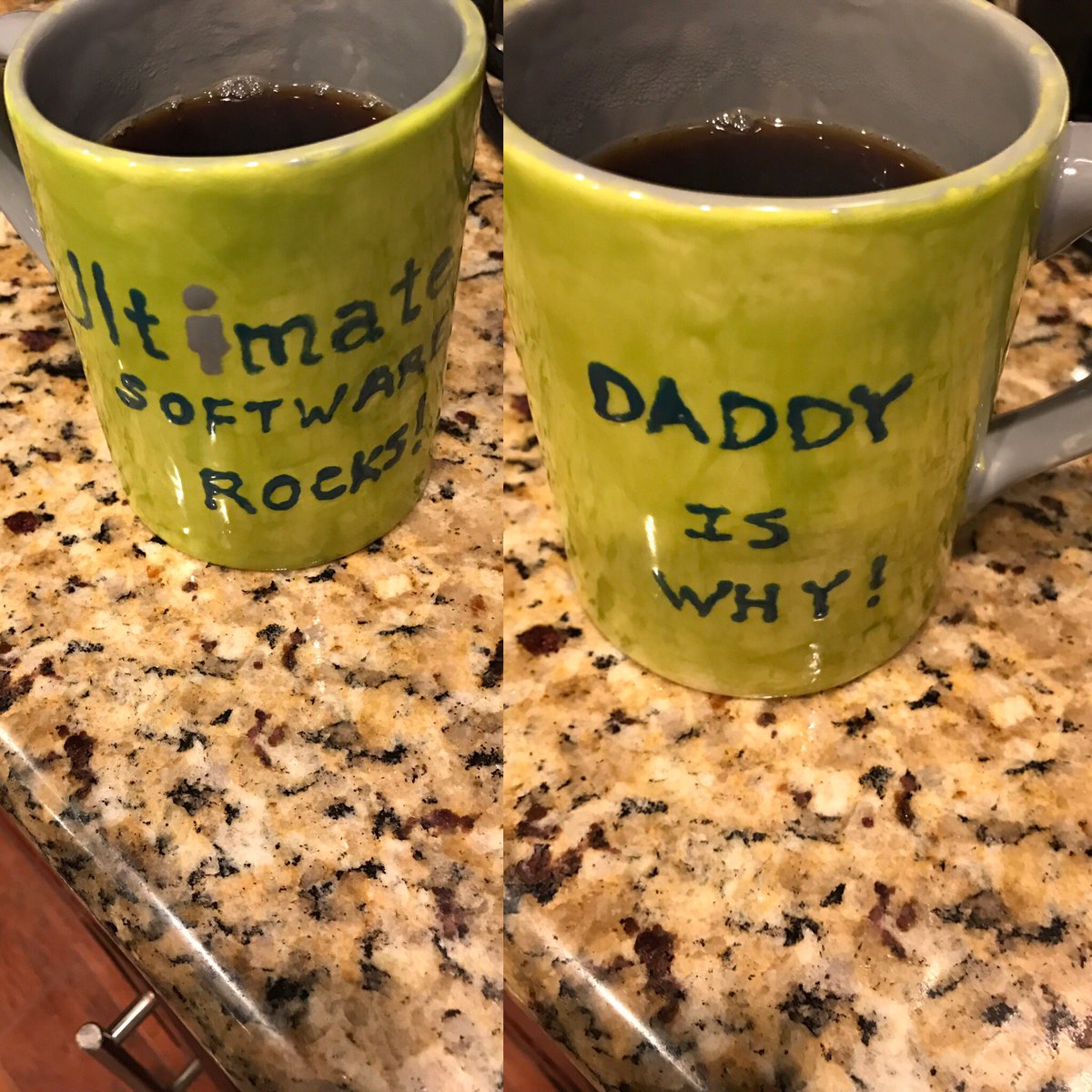 r_knecht's tweet photo. Fathers Day Gift 2015.  With this mug, the kids unknowingly hold me accountable to this standard everyday.  It is an honor. People First! https://t.co/CqgQvE8cJ1