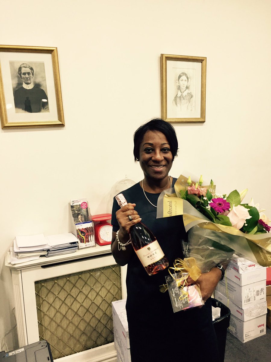 FNightingaleF's tweet photo. Special delivery for our own fantastic Janet Shallow thanks to our wonderful first ever Emerging Leaders! #FNFsch16 https://t.co/0G0hAuwXQf
