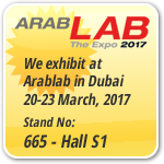 We will exhibit our products at the upcoming #ArabLab 2017, 20-23 March, Dubai International Exhibition Centre, U.A.E.(Hall S1, 665)