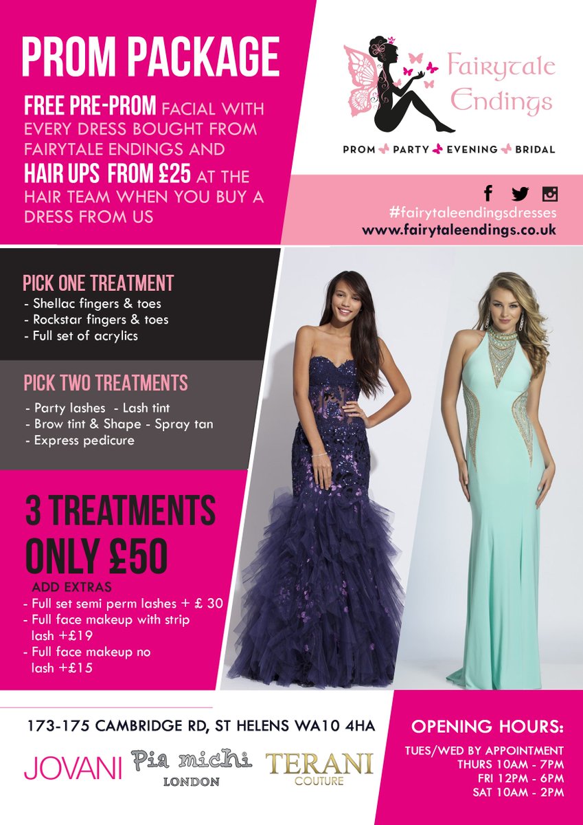 Fairytalendingx's tweet photo. We have #Prom packages available at the #FairytaleEndingsDresses store π Mix and match to suit YOU π #Prom2017 #PromPackage https://t.co/TdmkmsM7VU