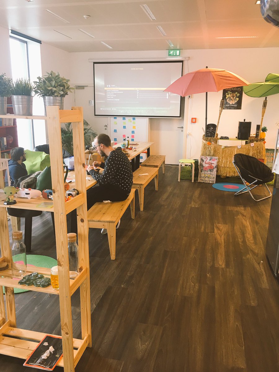 GennaElvin's tweet image. When you install a projector for #tadaweb meetings... and after 2 minutes it&apos;s taken over to play #fifa 😩