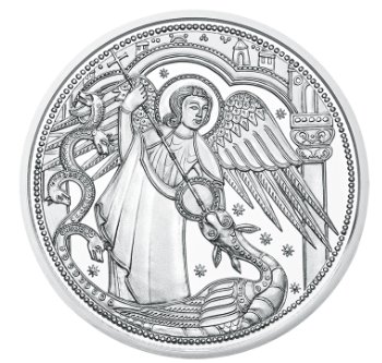 coinmania's tweet photo. Michael - The Protecting Angel
Struck by Austrian Mint
Silver .925 &amp; Colourized 
Face Value 10 €
#Österreich #euro #coin #Austria https://t.co/2gzurG5Uu4