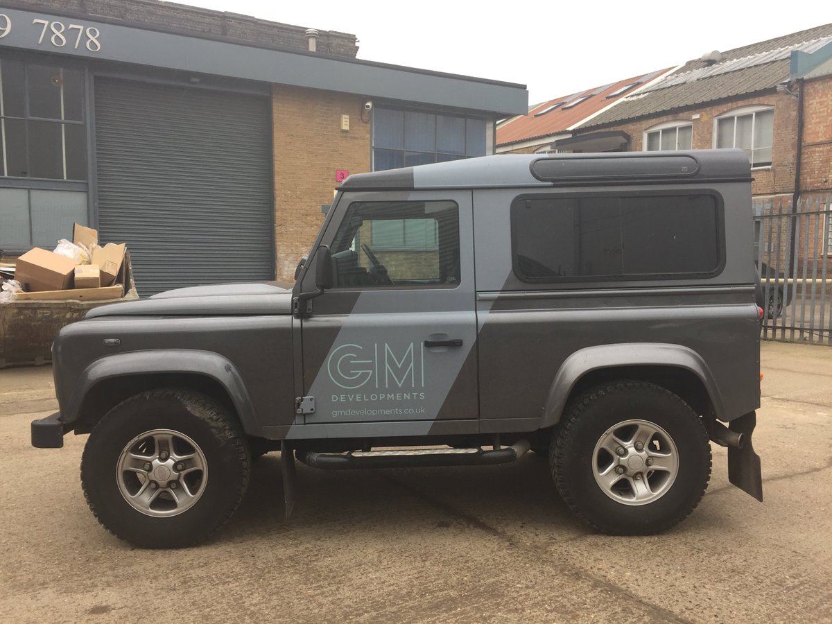 GM_Developments's tweet photo. We love how our new branding looks on our company vehicles! Design = @tgvdesign and vinyl work = @easisigns 
#london #construction #builder https://t.co/vgM8FbKoIR