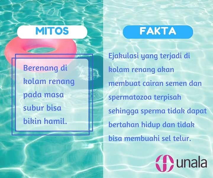 UnalaYouth's tweet photo. Pernah denger mitos perempuan bisa hamil karena berenang ketika sedang subur? Cek faktanya, yuk!
#UnalaCare #SerialMitosFakta #SRHR https://t.co/wPjDCCsjCR