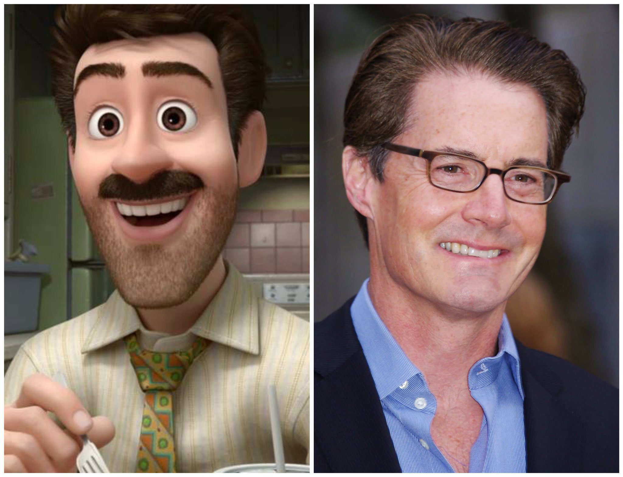 Happy 58th Birthday to Kyle MacLachlan! The voice of Riley\s Dad in Inside Out.   