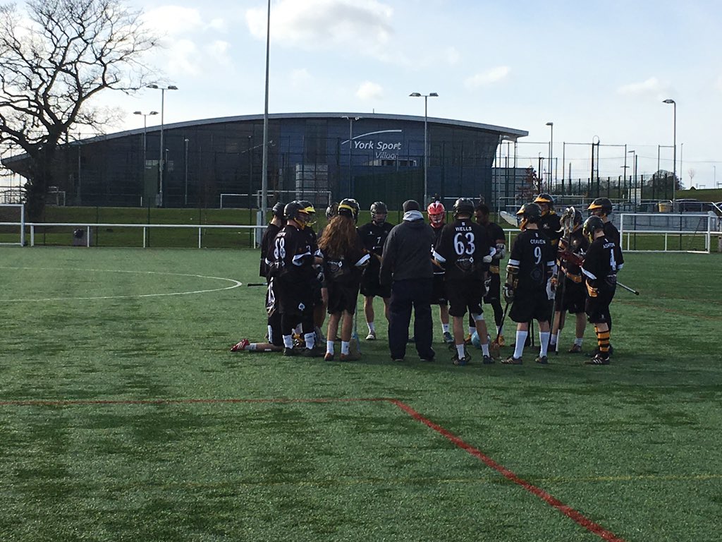 Let's go <a href="/YorkLacrosse/">University of York Lacrosse Club (UYLC)</a>   presently 2-0 down to Durham at a very very windy sport village <a href="/YorkSportUnion/">York Sport Union</a> <a href="/YorkSportPres/">Franki SU</a>