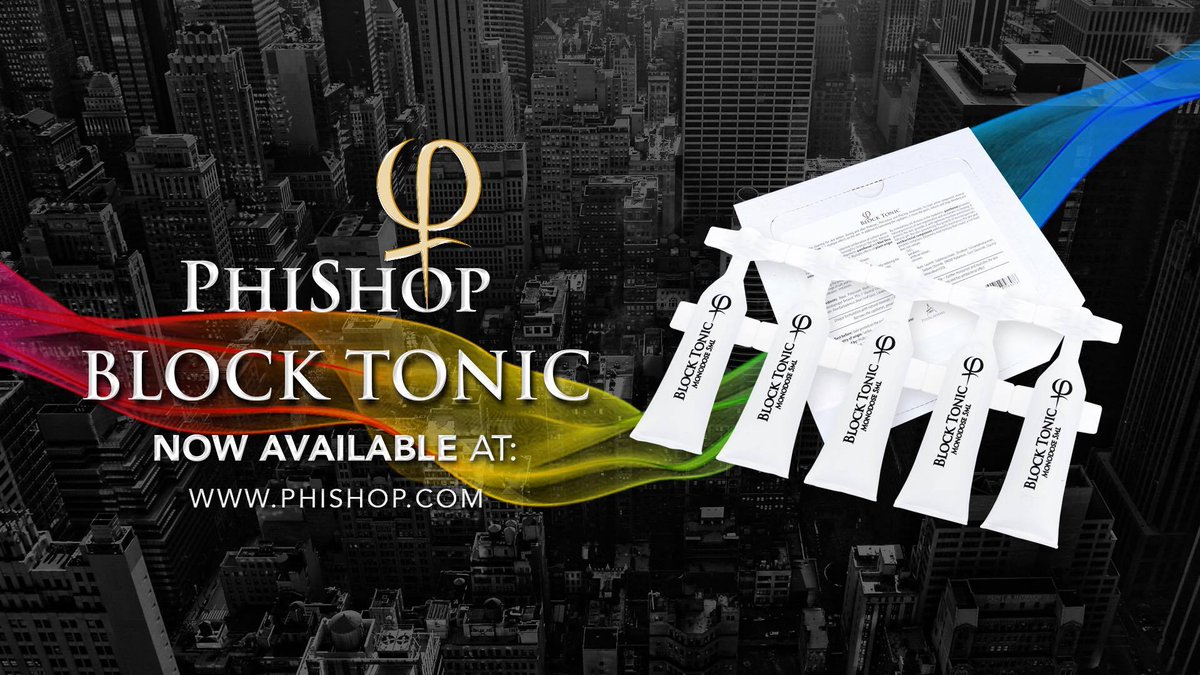 officialphishop's tweet photo. New in PhiShop - Block tonic!  Now available at https://t.co/0yZtgWBPmQ

YouTube link: https://t.co/oltGJJFcn0

Your #PhiShop team <3 https://t.co/ouAqD3ZoS5
