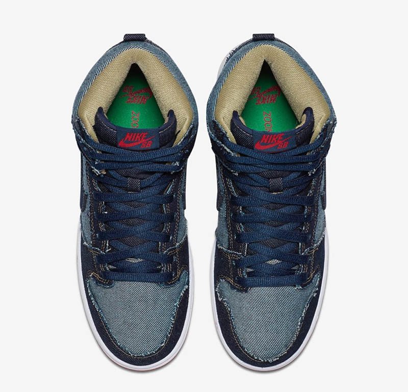 HommeEssential's tweet photo. @Nike pays tribute to the legendary #ReeseForbes with a new #Nike SB Dunk High Denim #Sneakers - https://t.co/FzttlYVQD4 https://t.co/gmfQaOGGh4