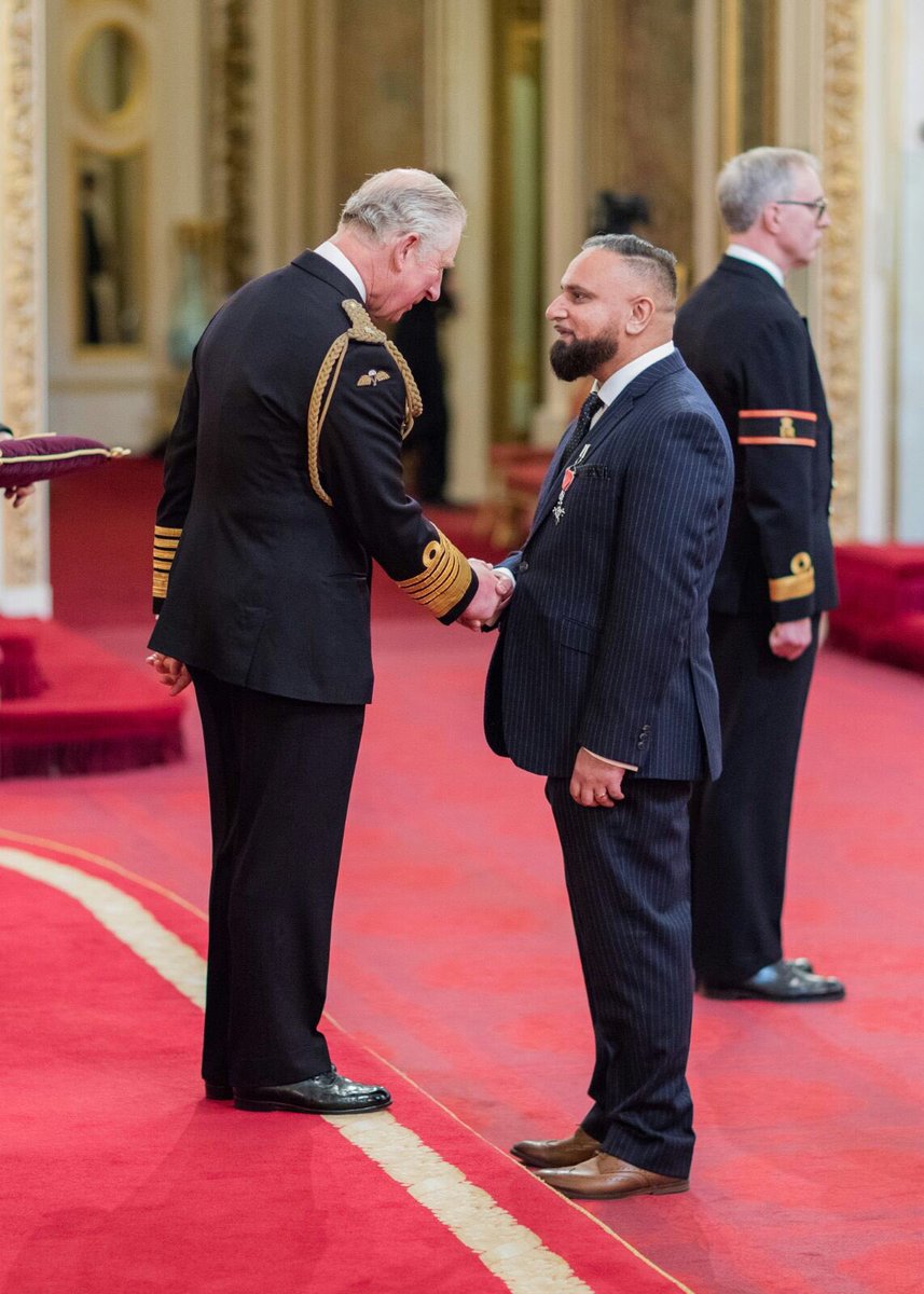 Congrats to <a href="/Abdullah7866/">Abdullah Rehman MBE</a>, A fellow brummie championing green and sustainability issues with @BalsallHeathF #MBE #Legend