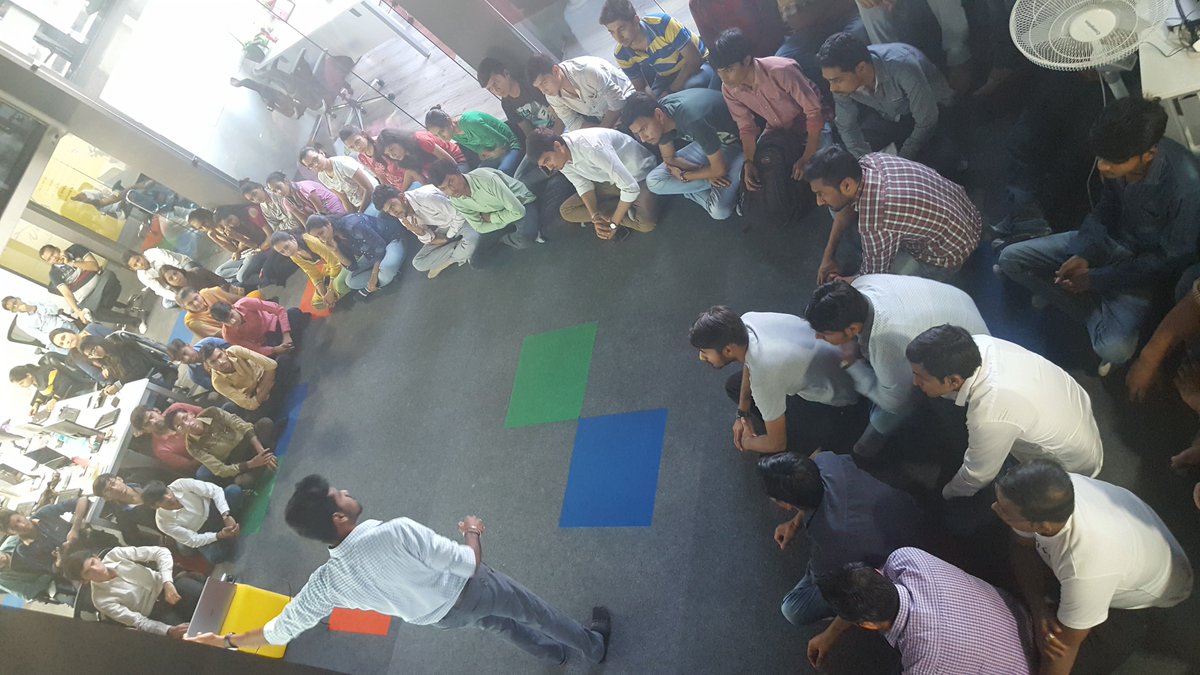 multidots's tweet image. &quot;Shoot for the excellence, you will land among the Success&quot;
#WEDTalks session-6 on &quot;Success v/s Excellence&quot; by @wittysatish @multidots