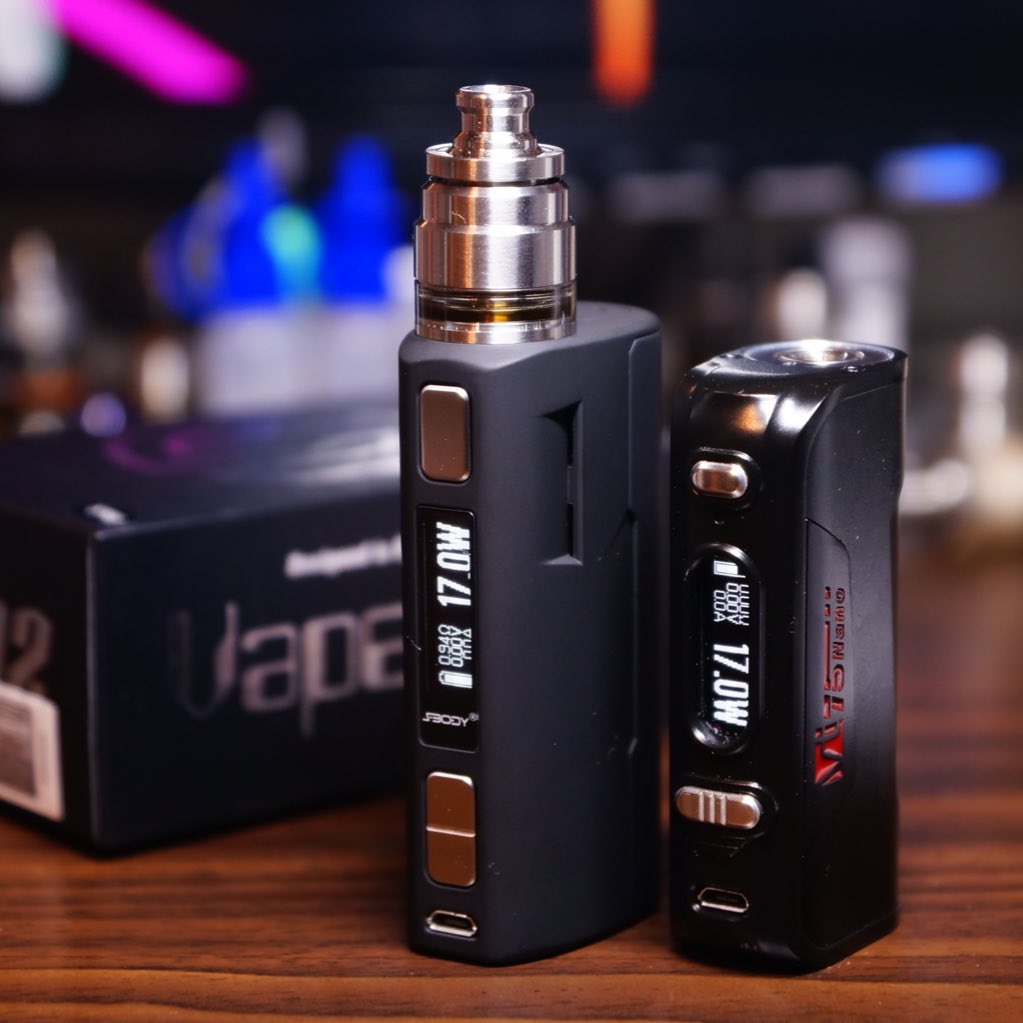 Ridley_Fenix's tweet photo. GEARBESTからVapeDroid SBODY C1D2 着弾❗️
コレかっこいいわぁ✨
握りやすいし、デザインも創りも良くて最高
所有欲かなり満たしてくれるMODだね❗️
#VapeDroid #SBODY #C1D2 #VAPE #MOD #DNA75 https://t.co/iidsyYFznh