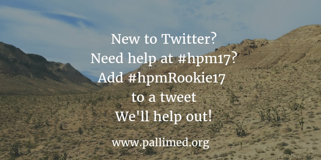 Pallimed's tweet image. New to Twitter?
Maybe it is the first time you have Tweeted at a conference, or just want some tips we can help! #hpm17 #hpmRookie17