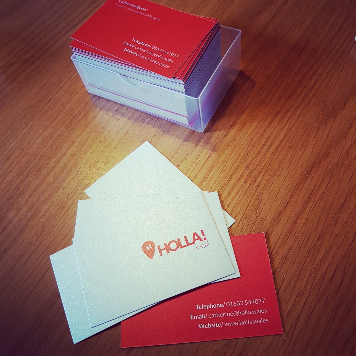 hollalocal's tweet photo. New business cards and new website coming soon! Stay tuned. #justholla #cwmbran #coupons https://t.co/mdw2aipd2a