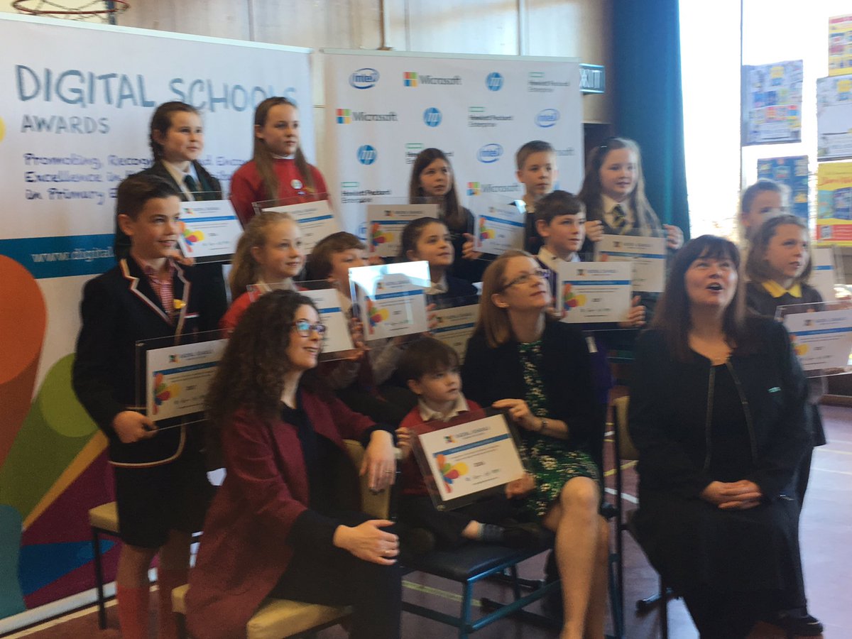 Proud day for #Scottish #Education as first 'Digital Schools' named <a href="/S_A_Somerville/">Shirley-Anne Somerville</a> presented awards in #Wormit today #DigitalSchoolsAwards