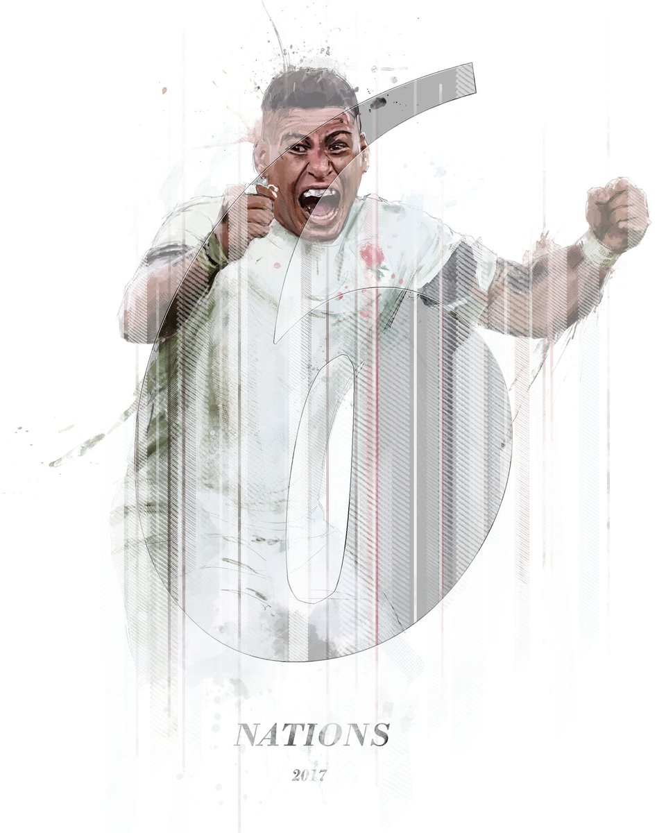 Today's #SixNationsRugby artwork!! #englandrugby #sixnations #6nations #rfu #rugby #rugbyunion #rugbyengland
