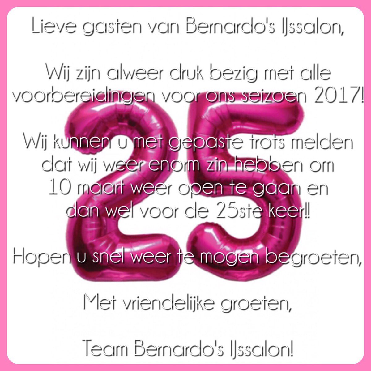 Bernardo's IJssalon (@bernardosijs) on Twitter photo 