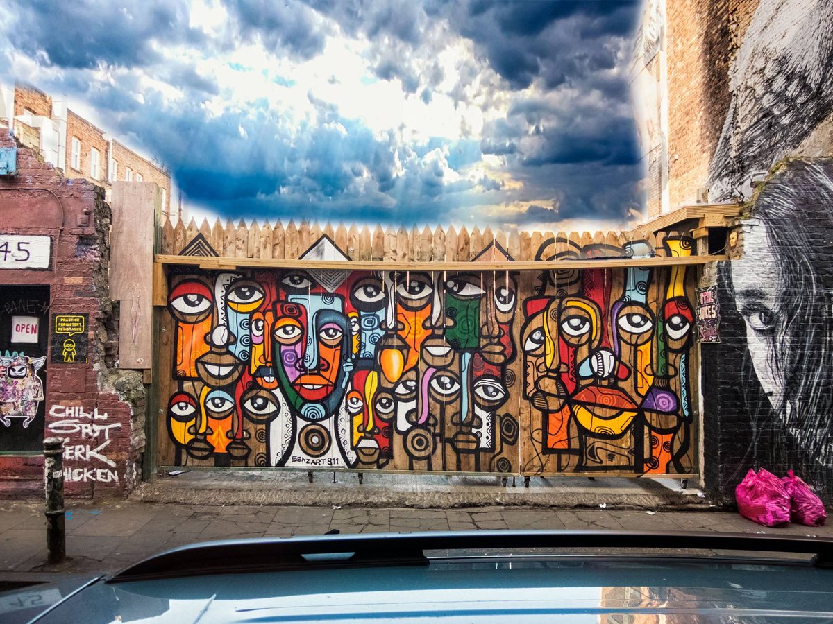 The Gate Keeper <a href="/DarkSugars/">Dark Sugars</a> in London #senzart911worldwide <a href="/chillspotjerk/">Chill Spot Jerk</a> #joburgartist #graffitisouthafrica #StreetArt #graffiti