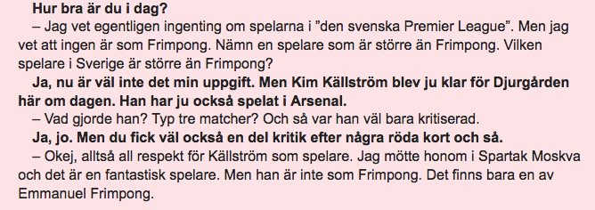 PatrikBrenning's tweet photo. Grattis, allsvenskan! Frimpong har landat https://t.co/BCBVkAGvrj https://t.co/8Y89DB8wHw