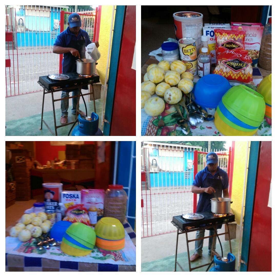 Creating Healthy breakfast for students.. so they can head to school. #OurBreakfastProgram