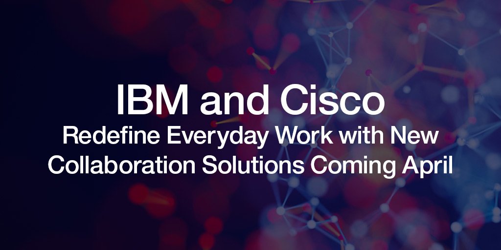 HCLDigital's tweet photo. As #IBMConnect gets underway, @PearsonMarcy shares what’s next in the @Cisco &amp; #WorkWithWatson #collaboration! https://t.co/gPvYno7ZtP https://t.co/Lvf61n5x4W
