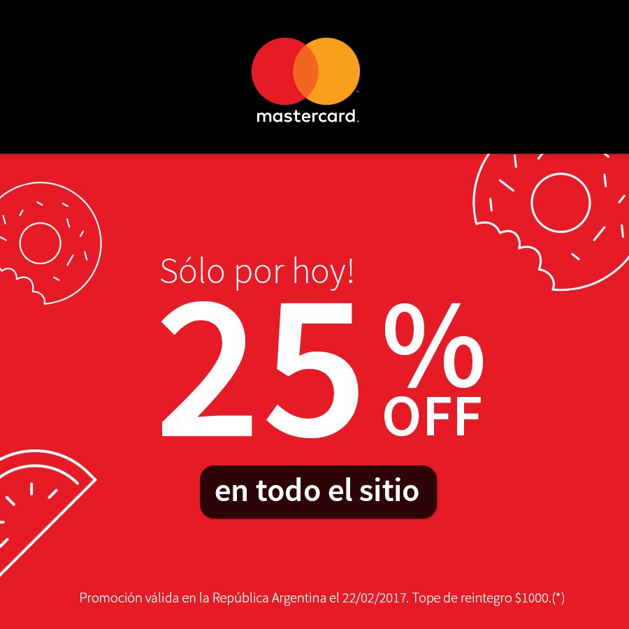 ✨25% OFF EN TODO EL SITIO! 🎉Sumá los descuentos de Summer Sale con está increíble promo con tu tarjeta Mastercard! bit.ly/t2202mastercard
