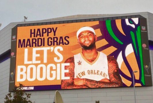 Laissez les bons temps rouler! #Pelicans <a href="/boogiecousins/">DeMarcus Cousins</a>